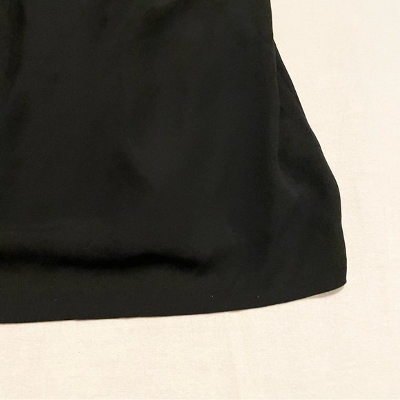 Loft Women's Black Sleeveless Chiffon Tank Top Blouse Dressy Size XS - Picture 12 of 14
